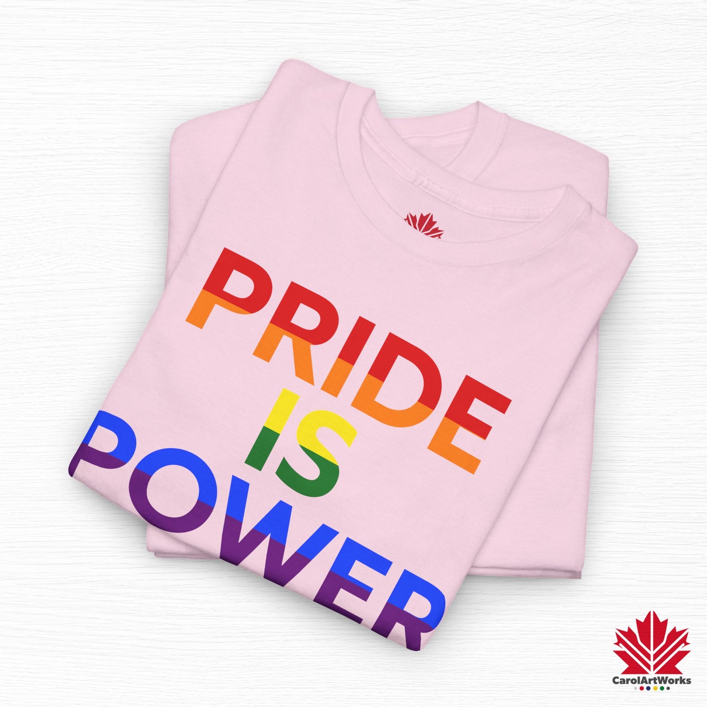 Pride Is Power – Classic Pride Tee for Everyday Courage