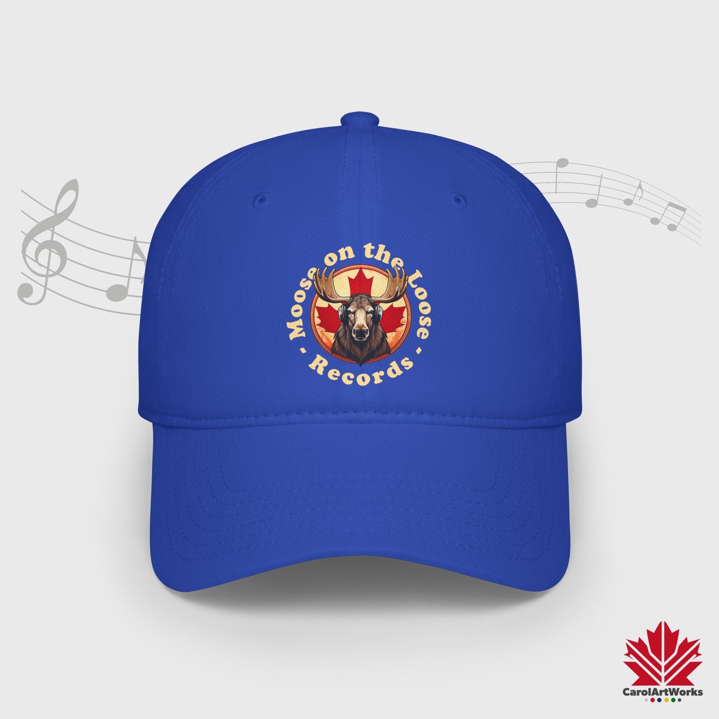 Casquette de baseball « Moose on the Loose Records » : le cadeau idéal pour les mélomanes