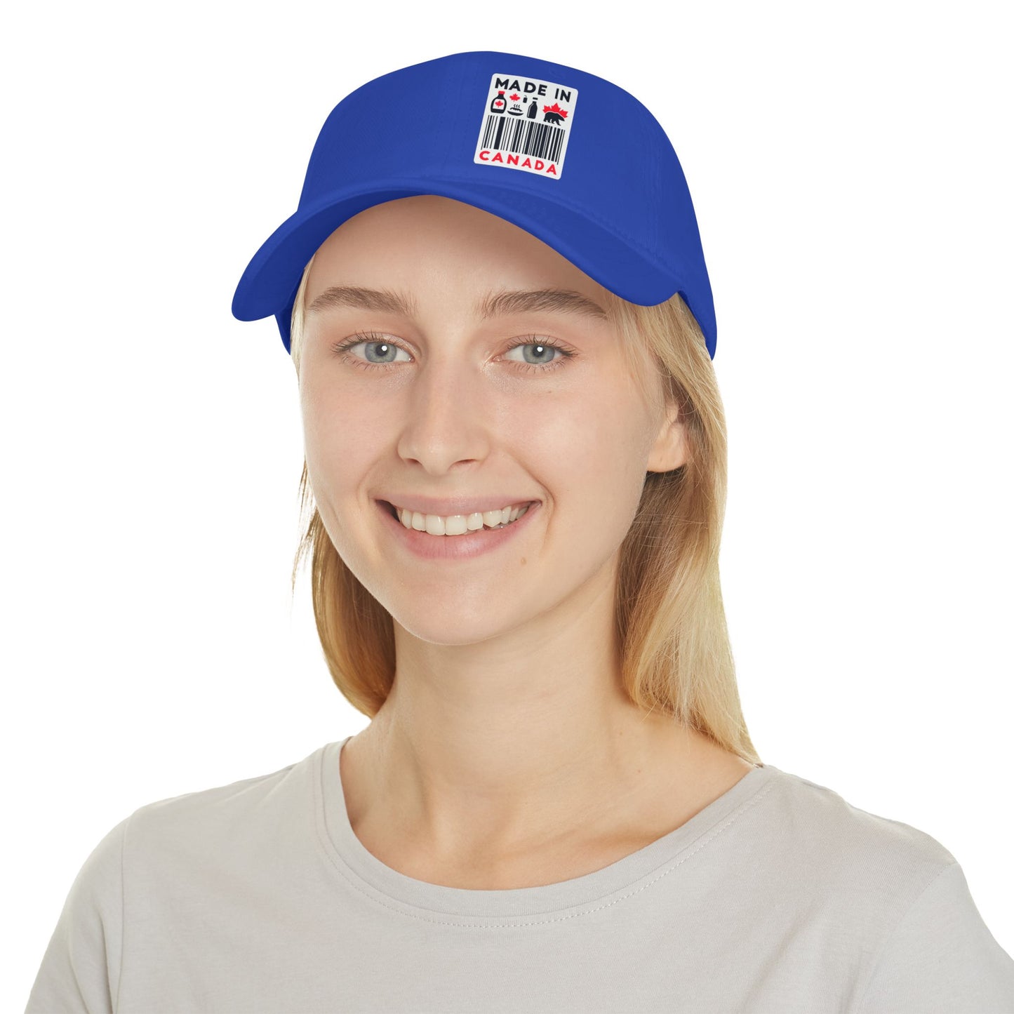 Casquette de baseball à profil bas « Fabriquée au Canada » – Chapeau ajustable