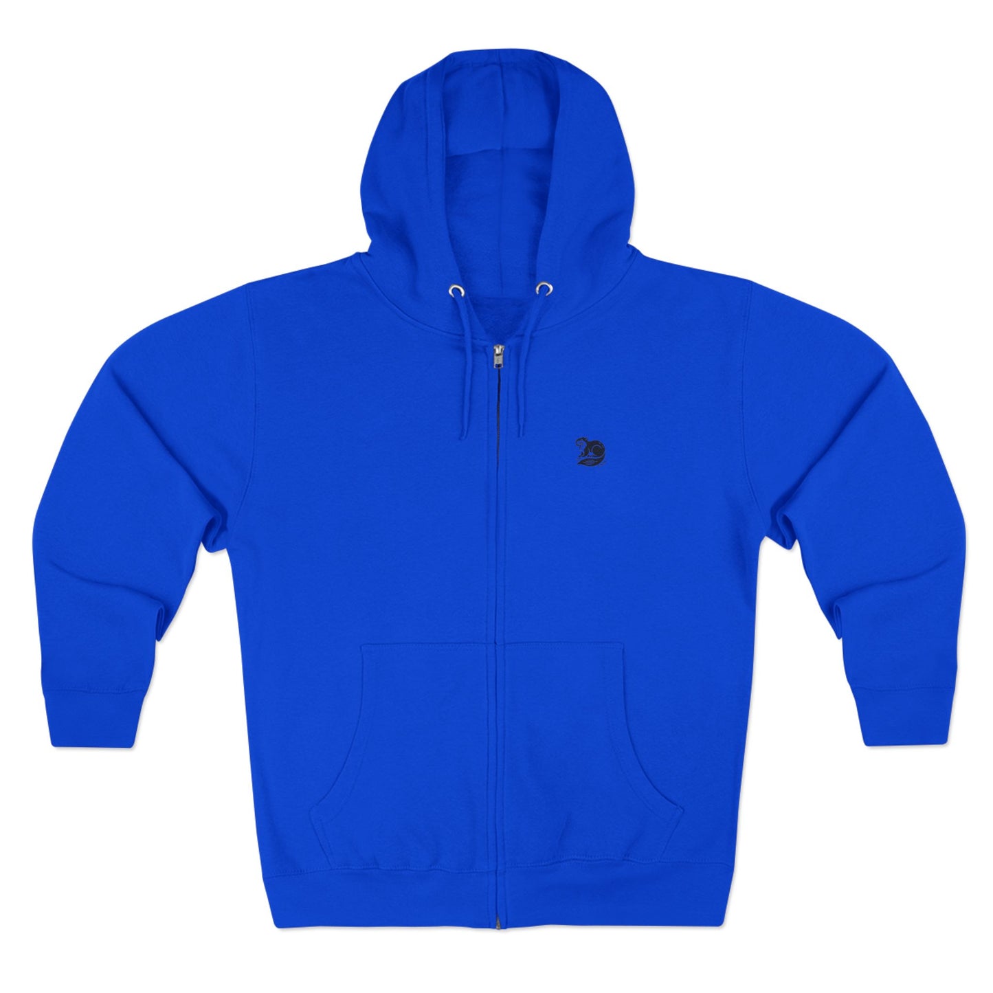 scandinavian minimalistic BEAVER Design Unisex Zip Hoodie – Perfect for Casual Days and Outdoor Adventures