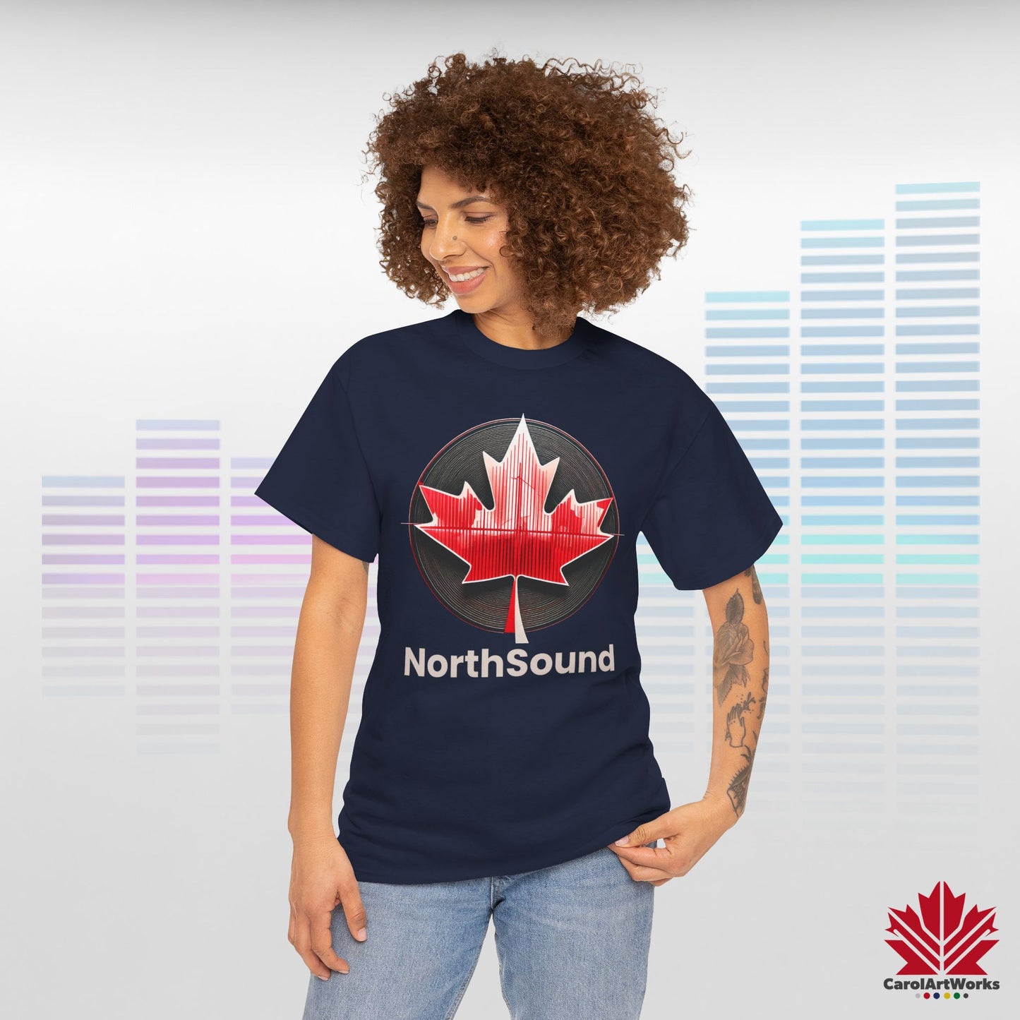 "NorthSound" Unisex Cotton Tee - Wear the Sound of Canada
