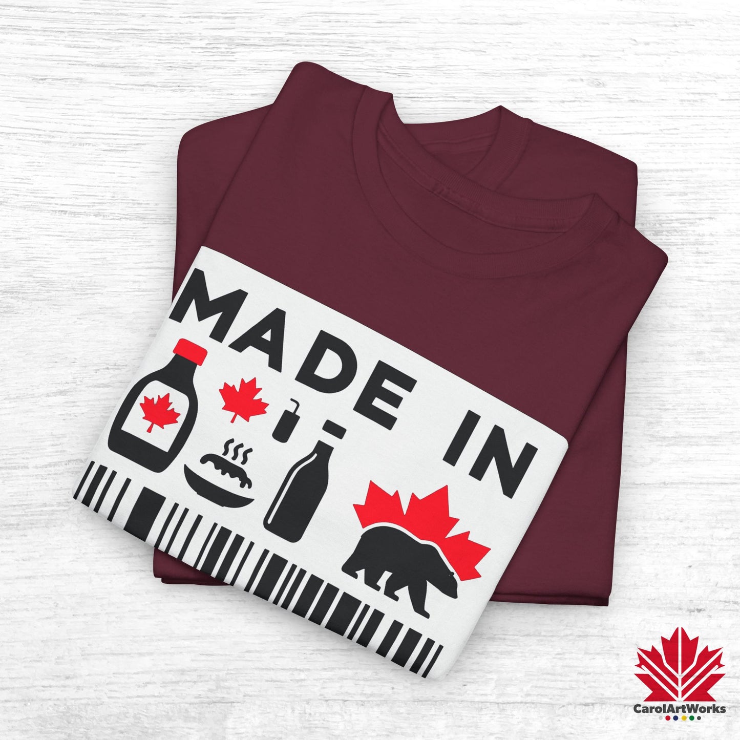 “Made in Canada” Unisex Cotton Tee – Canadian Pride T-Shirt