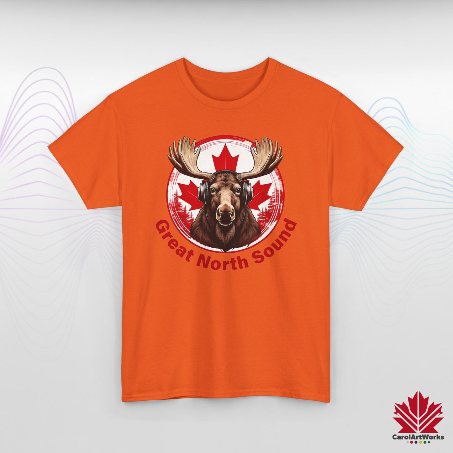 "Great North Sound" True North Sound Moose Tee