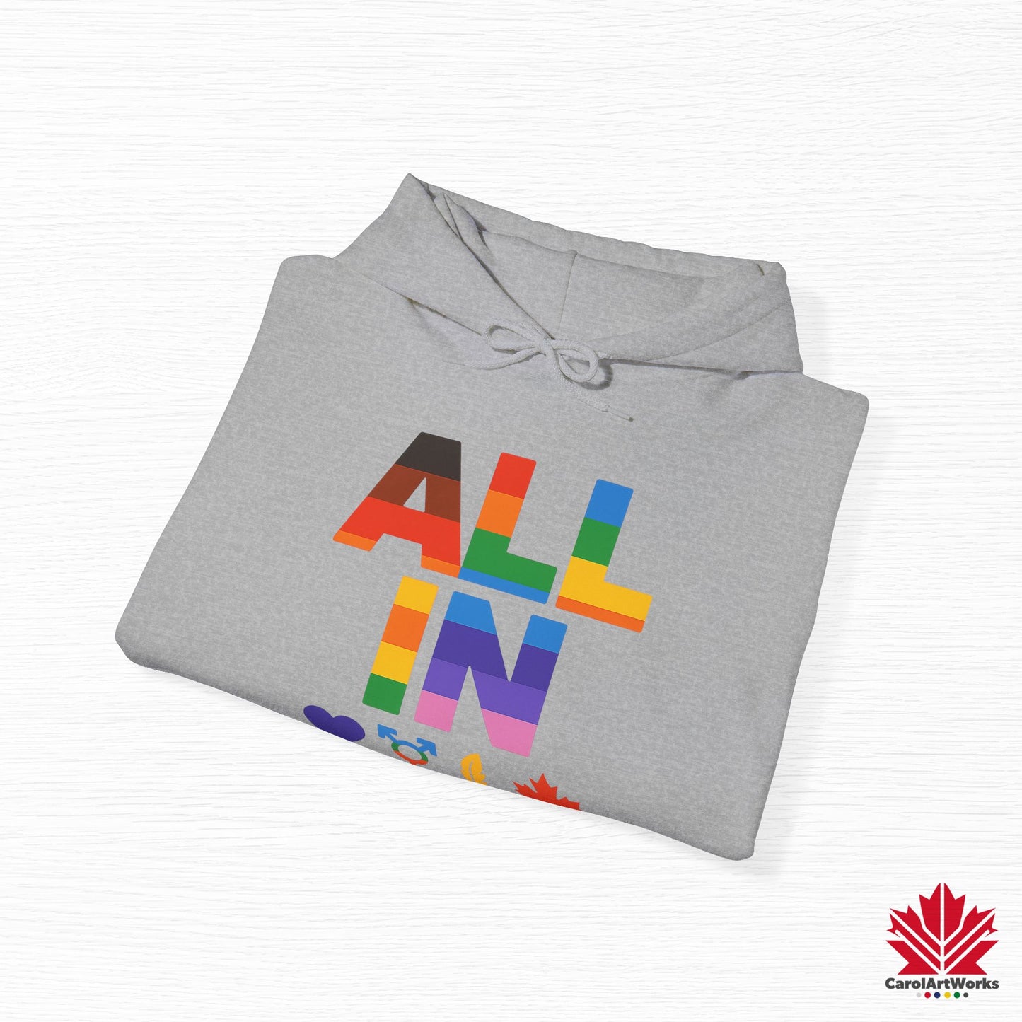 TOUT EN Cœur. Voix. Fierté. - Sweat à capuche Fierté chaud et confortable