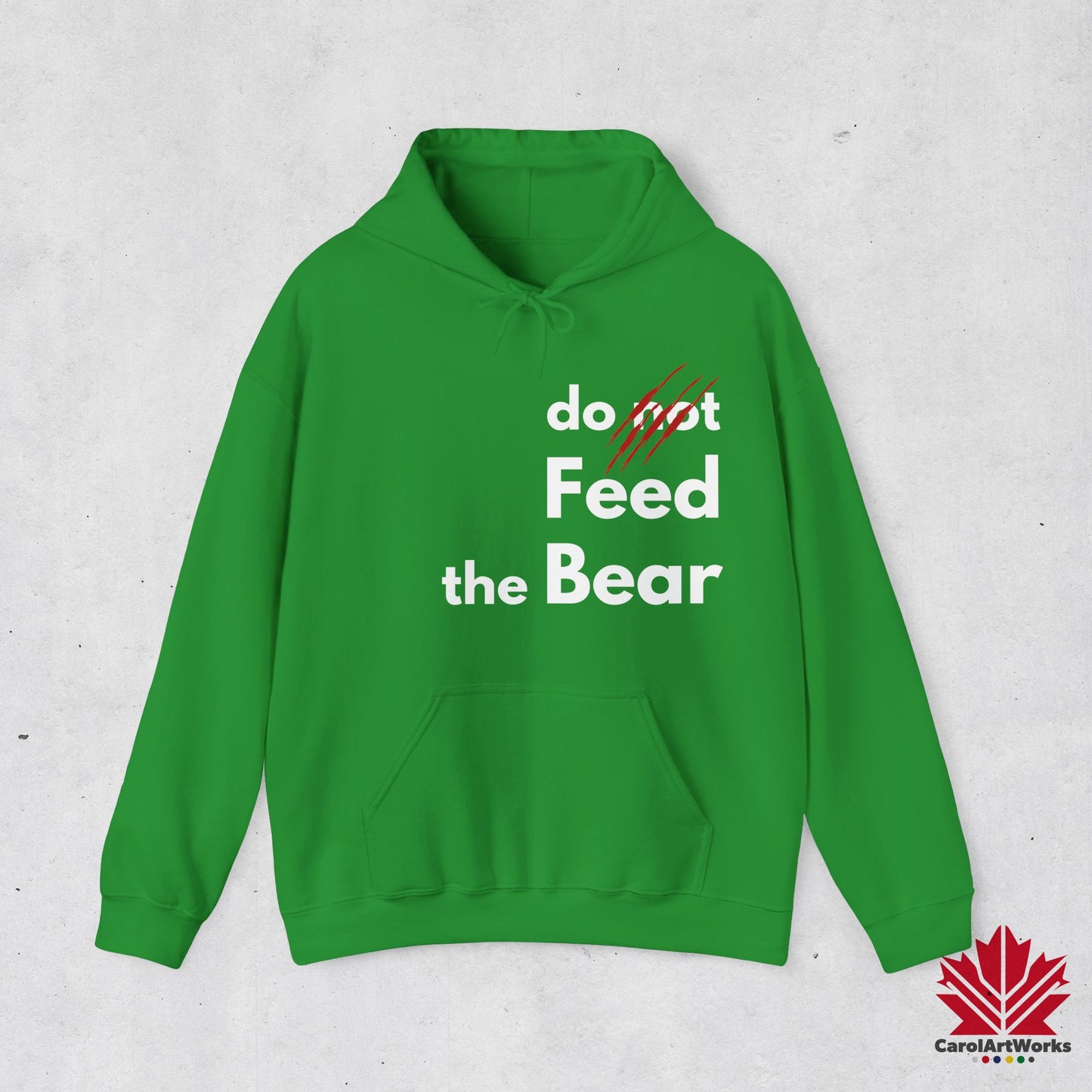 Funny “Do Not Feed the Bear” Unisex Hoodie – Perfect for Outdoor Lovers