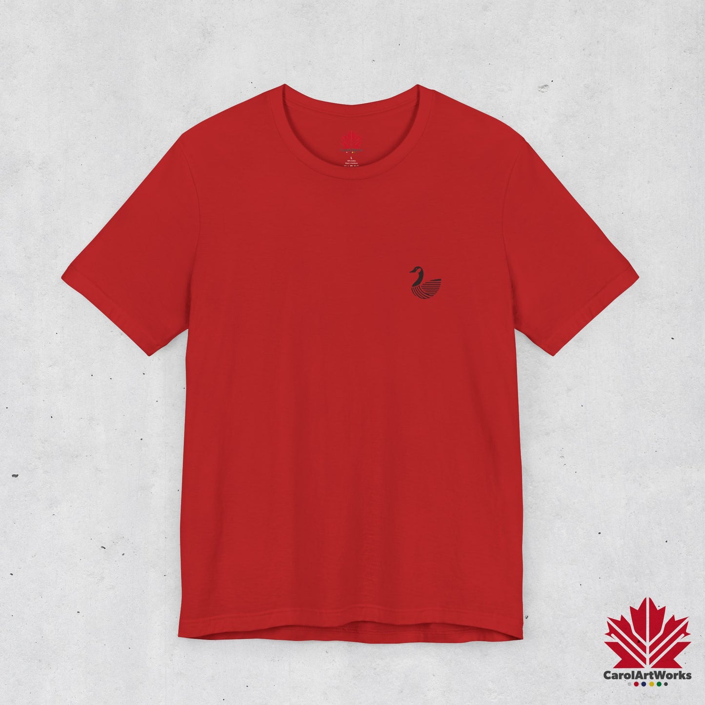 scandinavian minimalistic CANADA GOOSE Design Unisex Short Sleeve Tee - Soft and Comfortable, Perfect for Everyday Wear and Nature Lovers