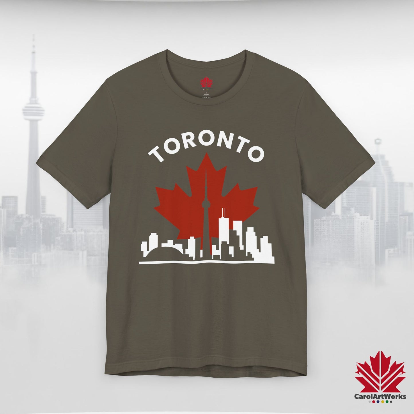 T-shirt Toronto Leafline Premium pour une allure canadienne décontractée
