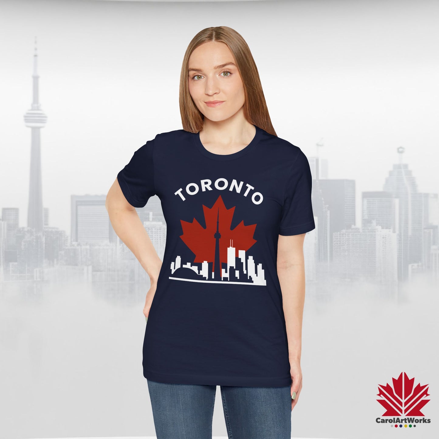 T-shirt Toronto Leafline Premium pour une allure canadienne décontractée