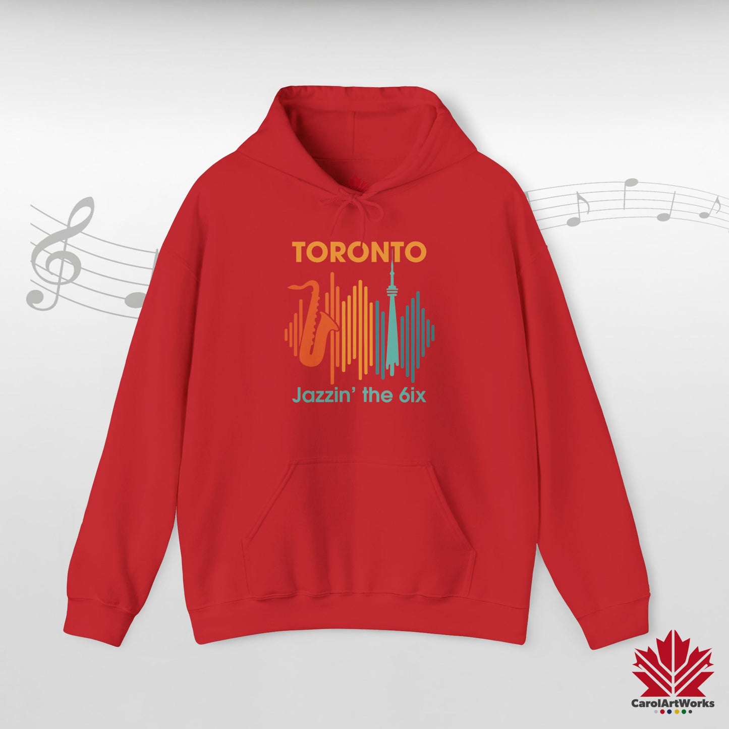 Toronto Jazzin' the 6ix – Sweat à capuche chaud pour votre rythme du centre-ville