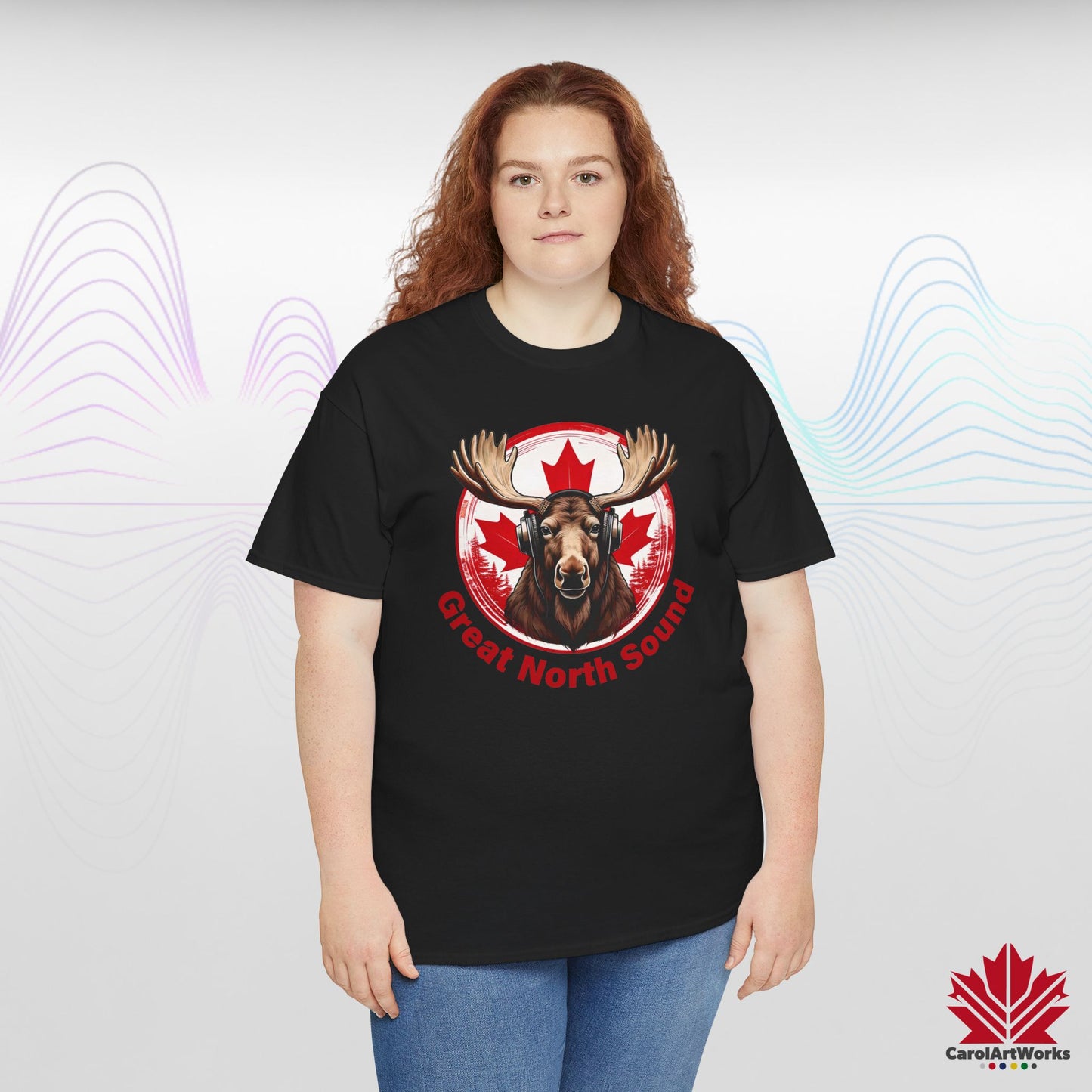 "Great North Sound" True North Sound Moose Tee