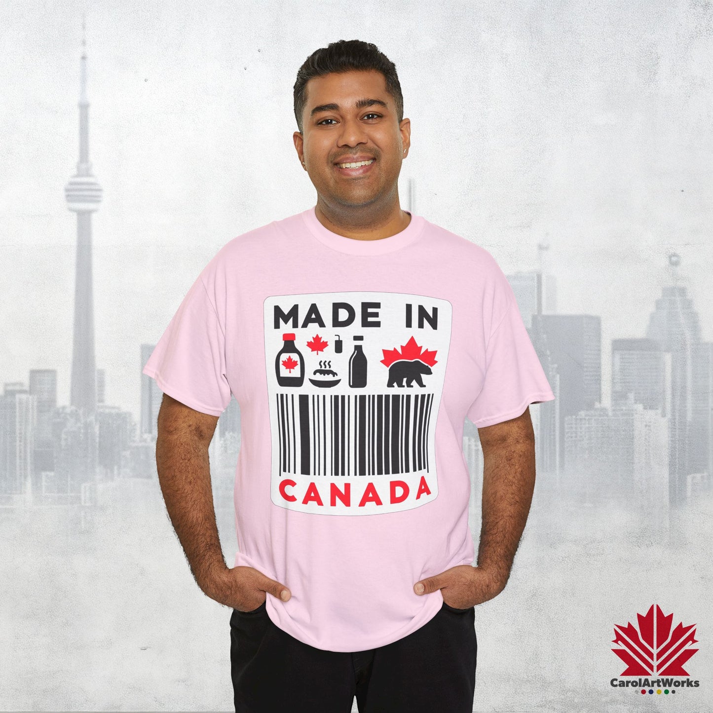 “Made in Canada” Unisex Cotton Tee – Canadian Pride T-Shirt