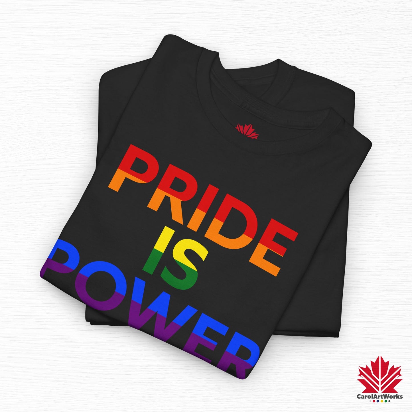 Pride Is Power – Classic Pride Tee for Everyday Courage