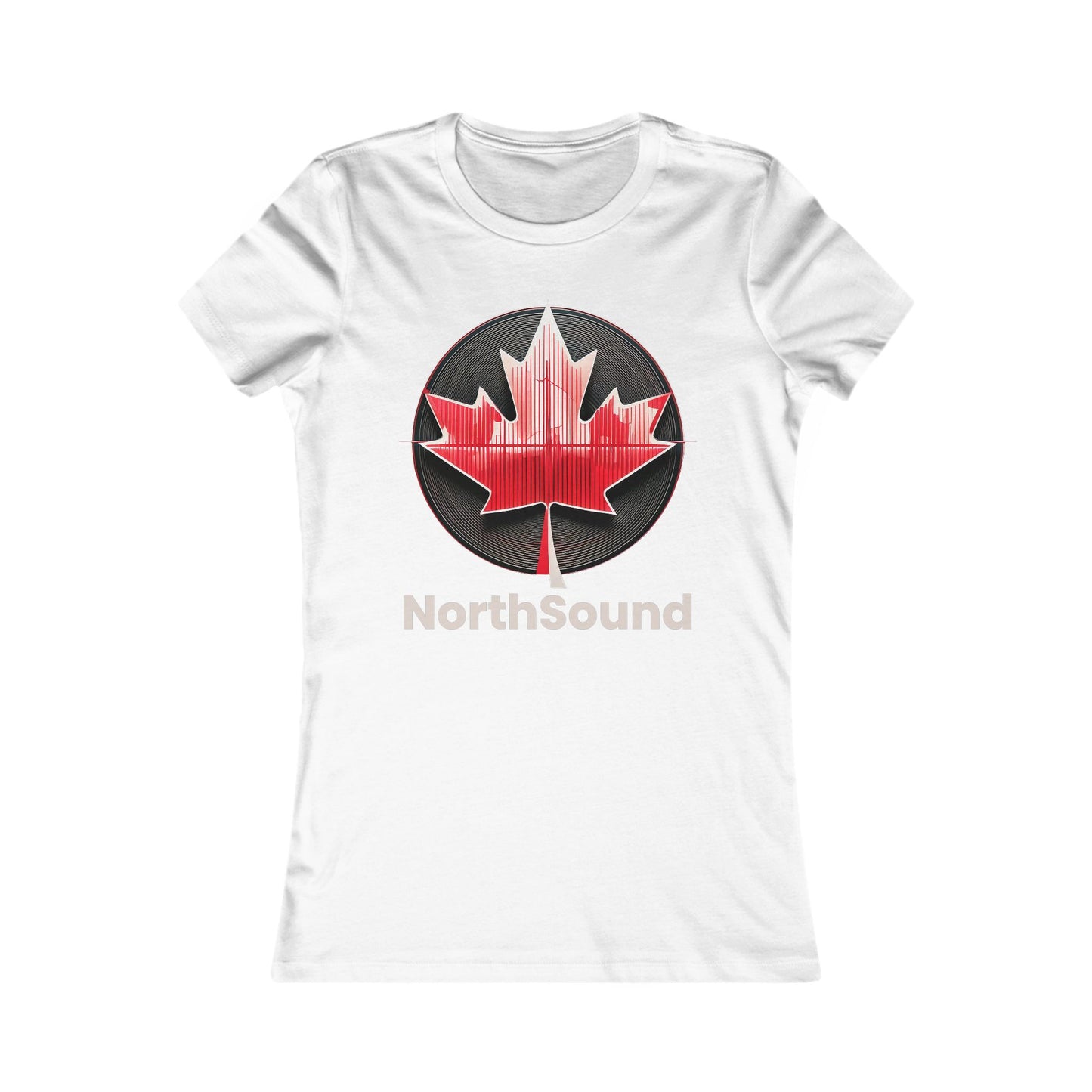 "NorthSound" Women's Favorite Tee - Maple Beats and Style