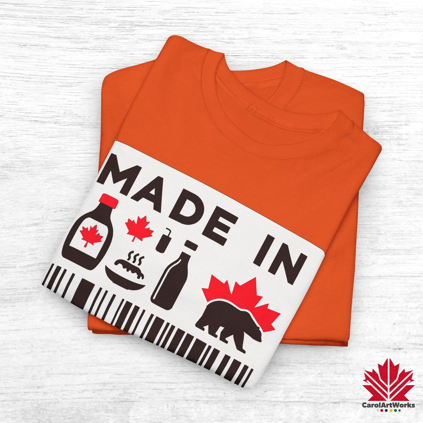 “Made in Canada” Unisex Cotton Tee – Canadian Pride T-Shirt