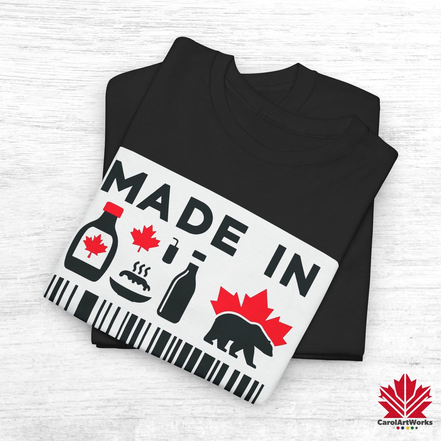 “Made in Canada” Unisex Cotton Tee – Canadian Pride T-Shirt