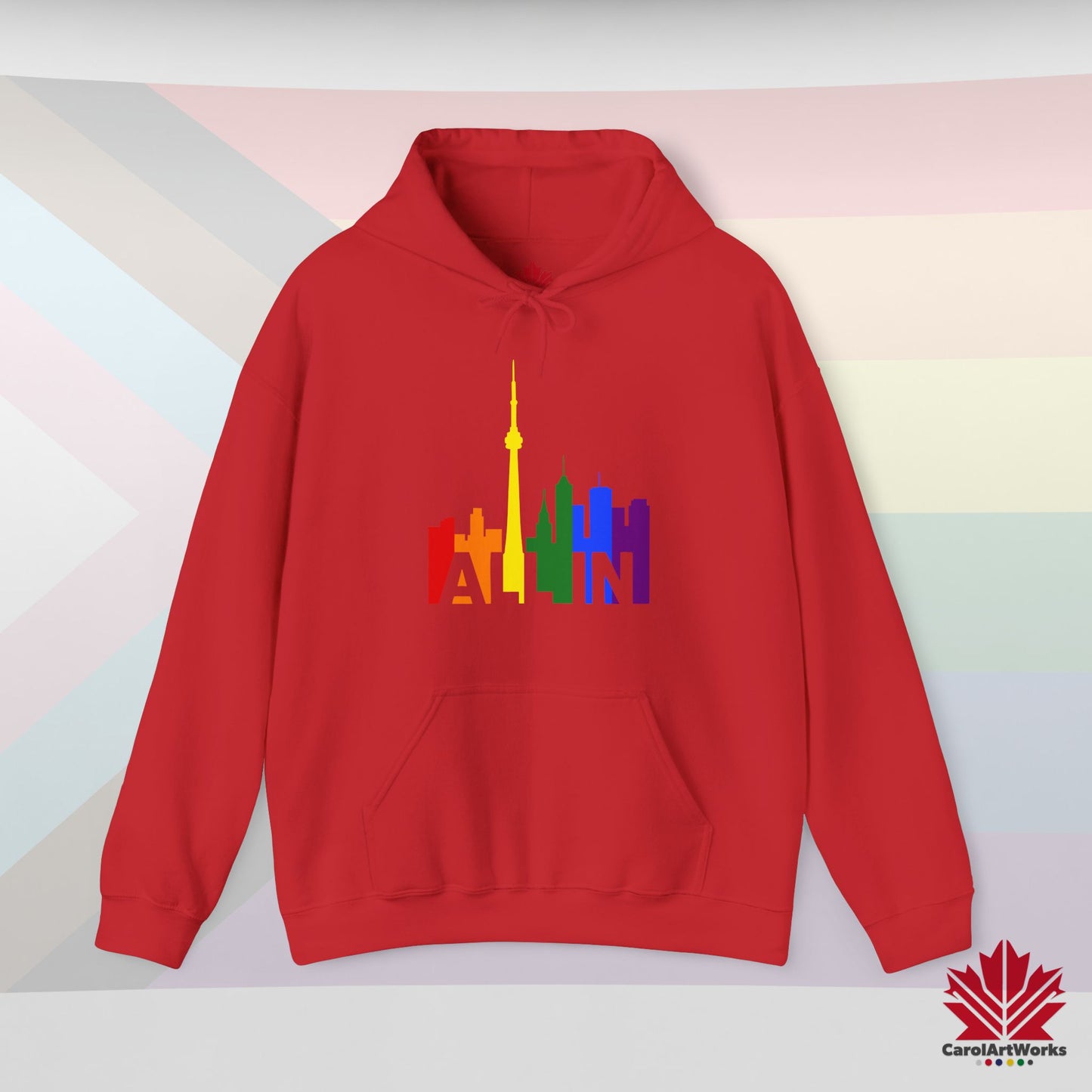 ALL IN - Sweat à capuche Pride chaud et confortable