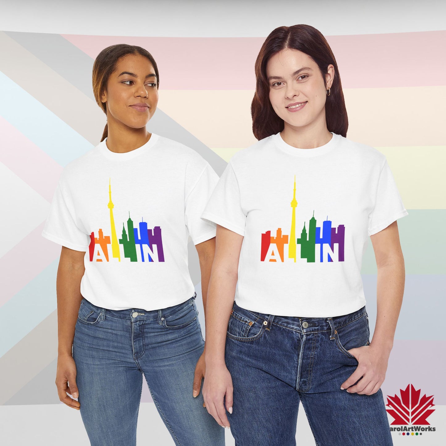 ALL IN – Pride Toronto T-Shirt – Classic Comfort – Unisex Fit – Bold Statement