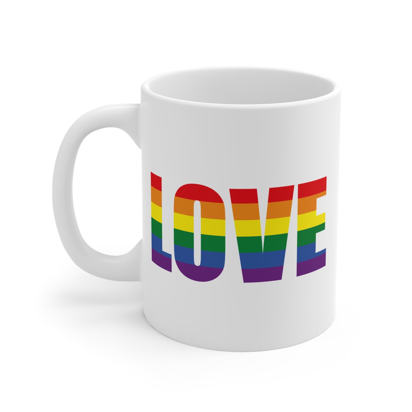 LOVE - Ceramic Pride Mug – Show Your Colours from the 6ix