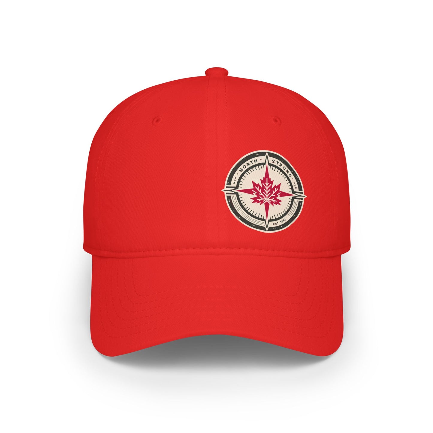 Casquette de baseball élégante « North Strong » avec motif boussole – Chapeau tendance