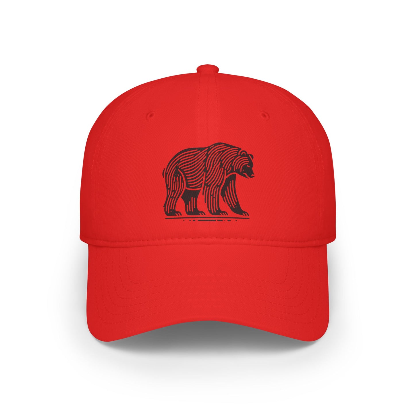 scandinavian minimalistic BEAR Design Baseball Cap – Casual Outdoor Style