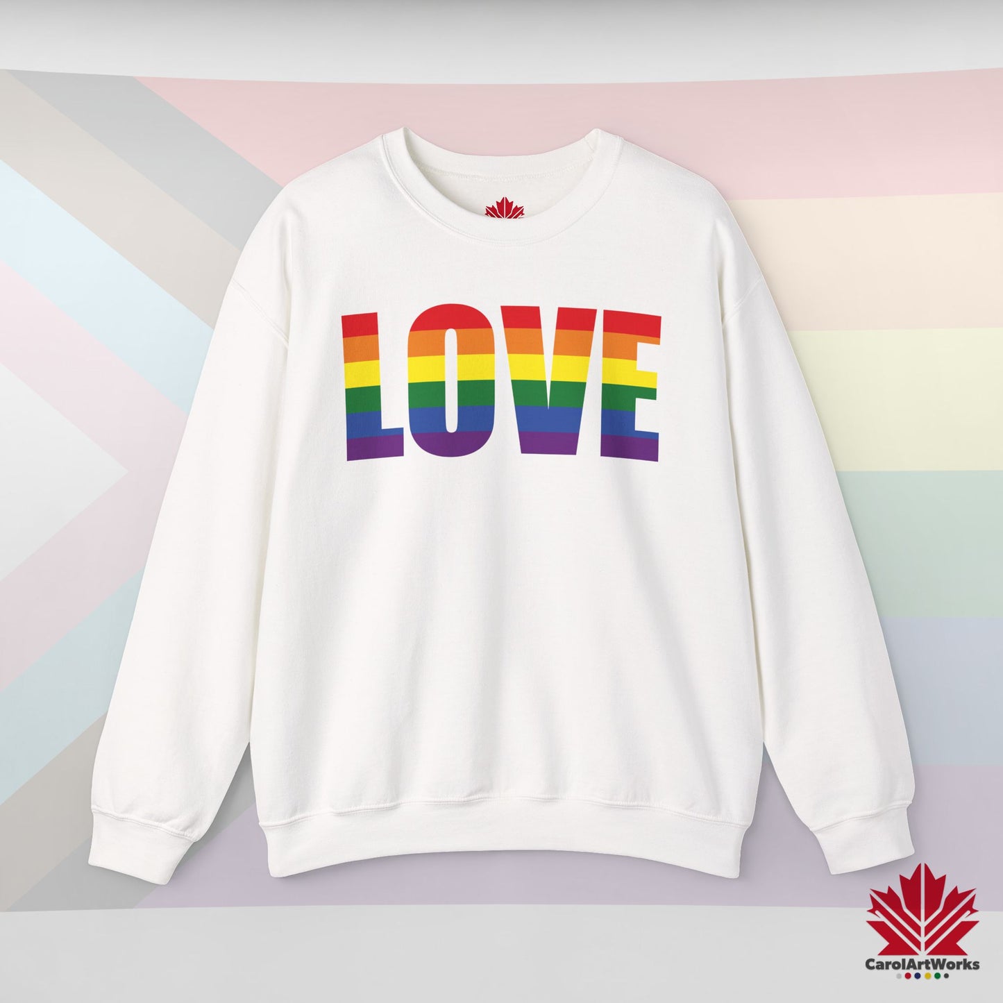LOVE - Pride Toronto Crewneck Sweatshirt – Unisex Fit – Cozy & Bold