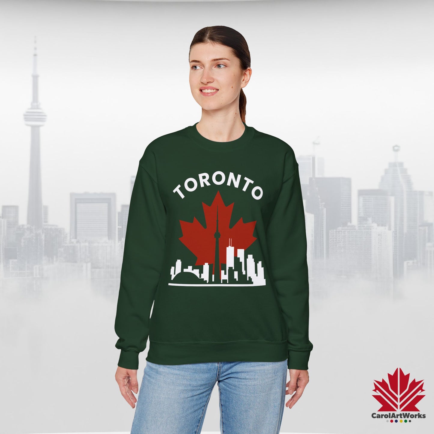 Pull ras du cou confortable Toronto Leafline pour les légendes locales