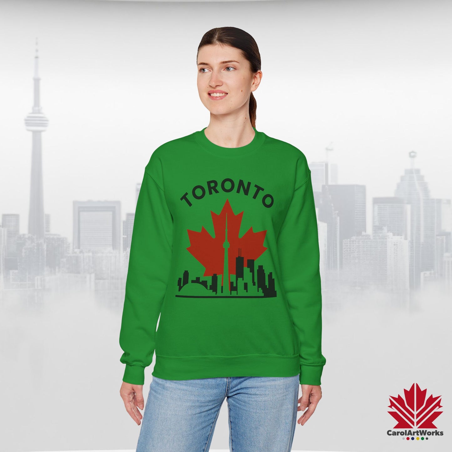 Pull ras du cou confortable Toronto Leafline pour les légendes locales