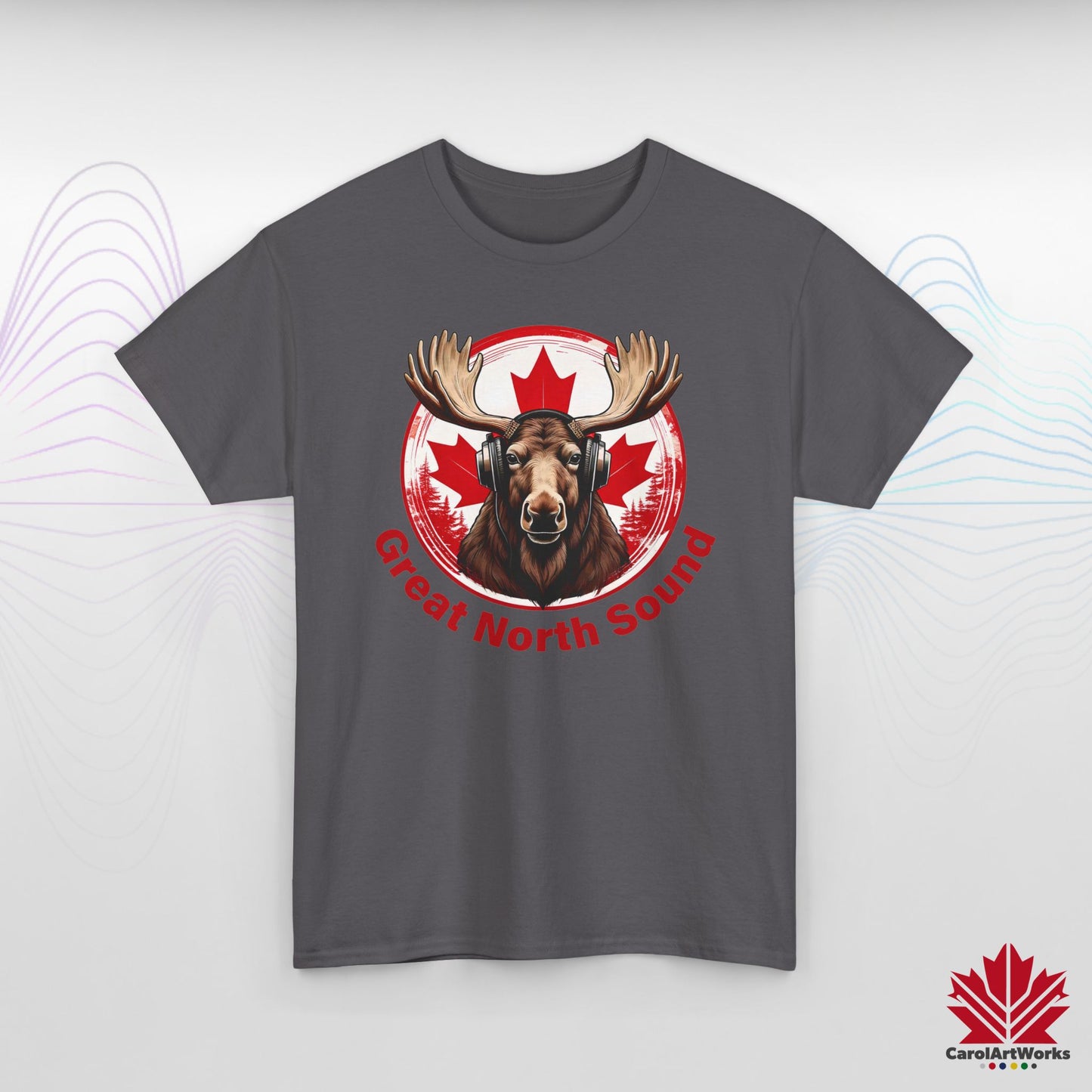 "Great North Sound" True North Sound Moose Tee