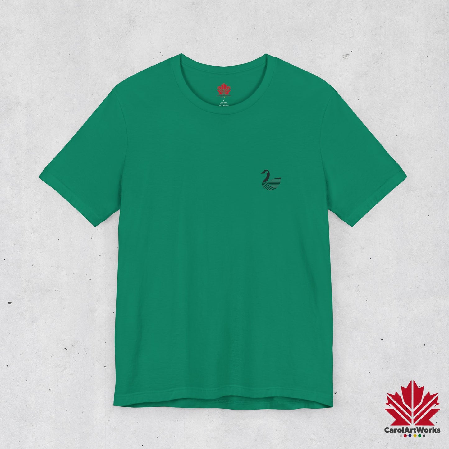 scandinavian minimalistic CANADA GOOSE Design Unisex Short Sleeve Tee - Soft and Comfortable, Perfect for Everyday Wear and Nature Lovers