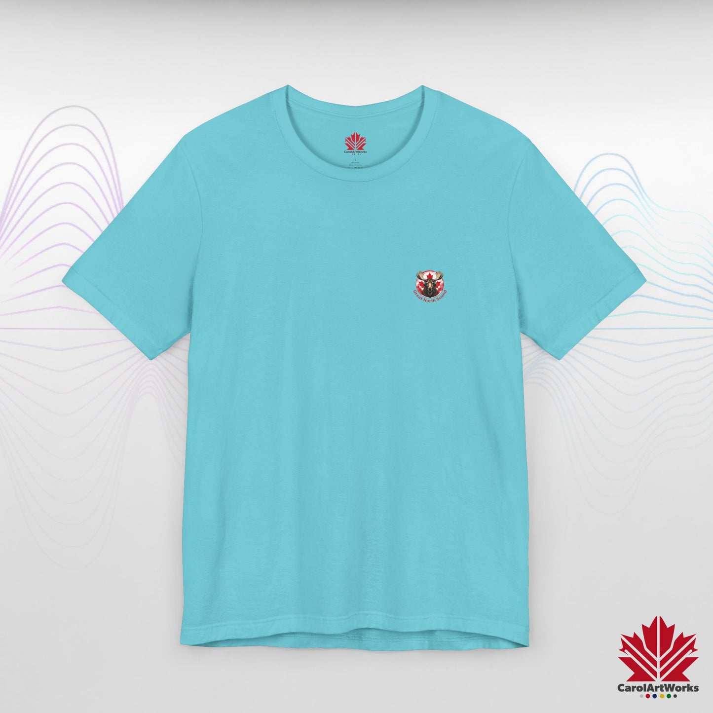 T-shirt unisexe à manches courtes « Great North Sound » True North Sound – Maple Beats and Style