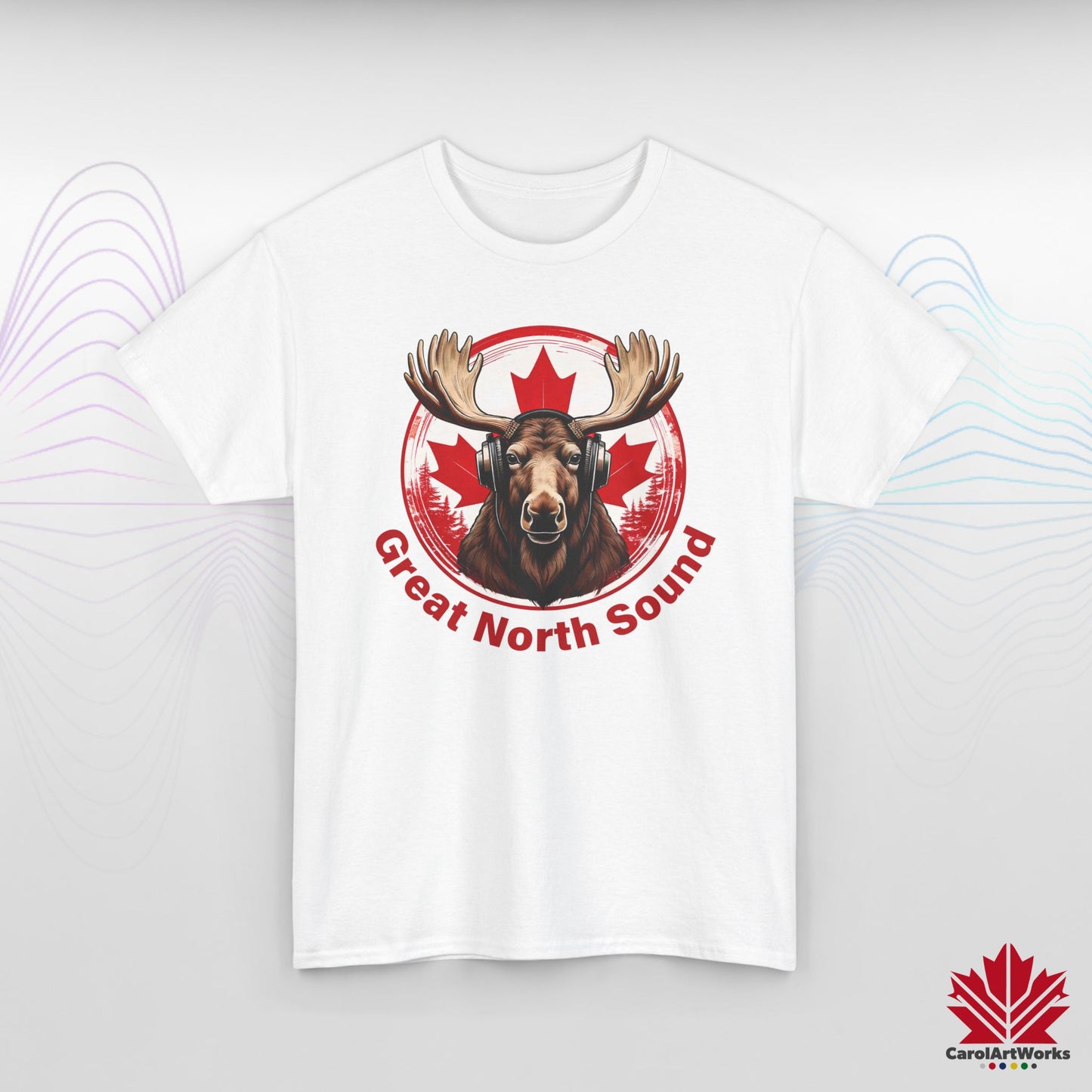 "Great North Sound" True North Sound Moose Tee