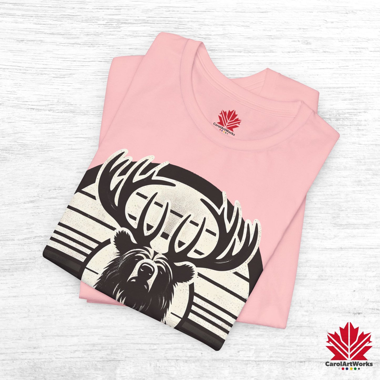 “Wild & Free” Unisex Short Sleeve Tee – Nature Inspired Graphic T-Shirt