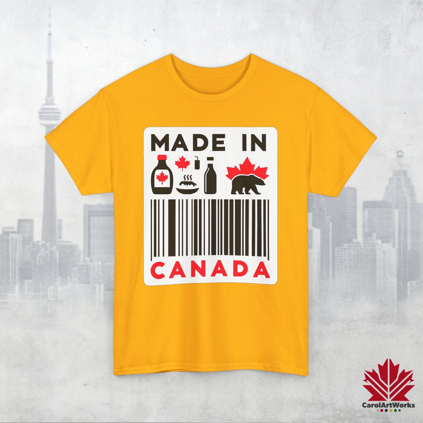 “Made in Canada” Unisex Cotton Tee – Canadian Pride T-Shirt
