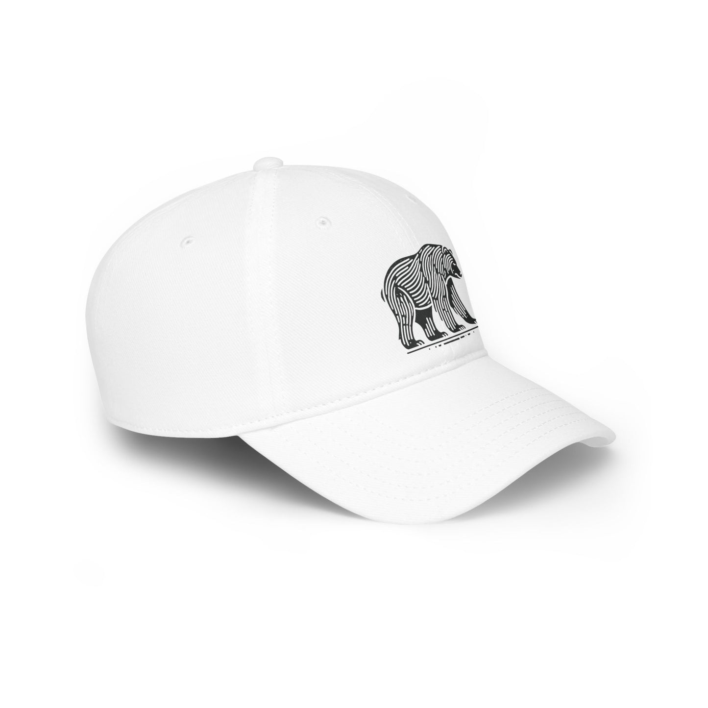 scandinavian minimalistic BEAR Design Baseball Cap – Casual Outdoor Style