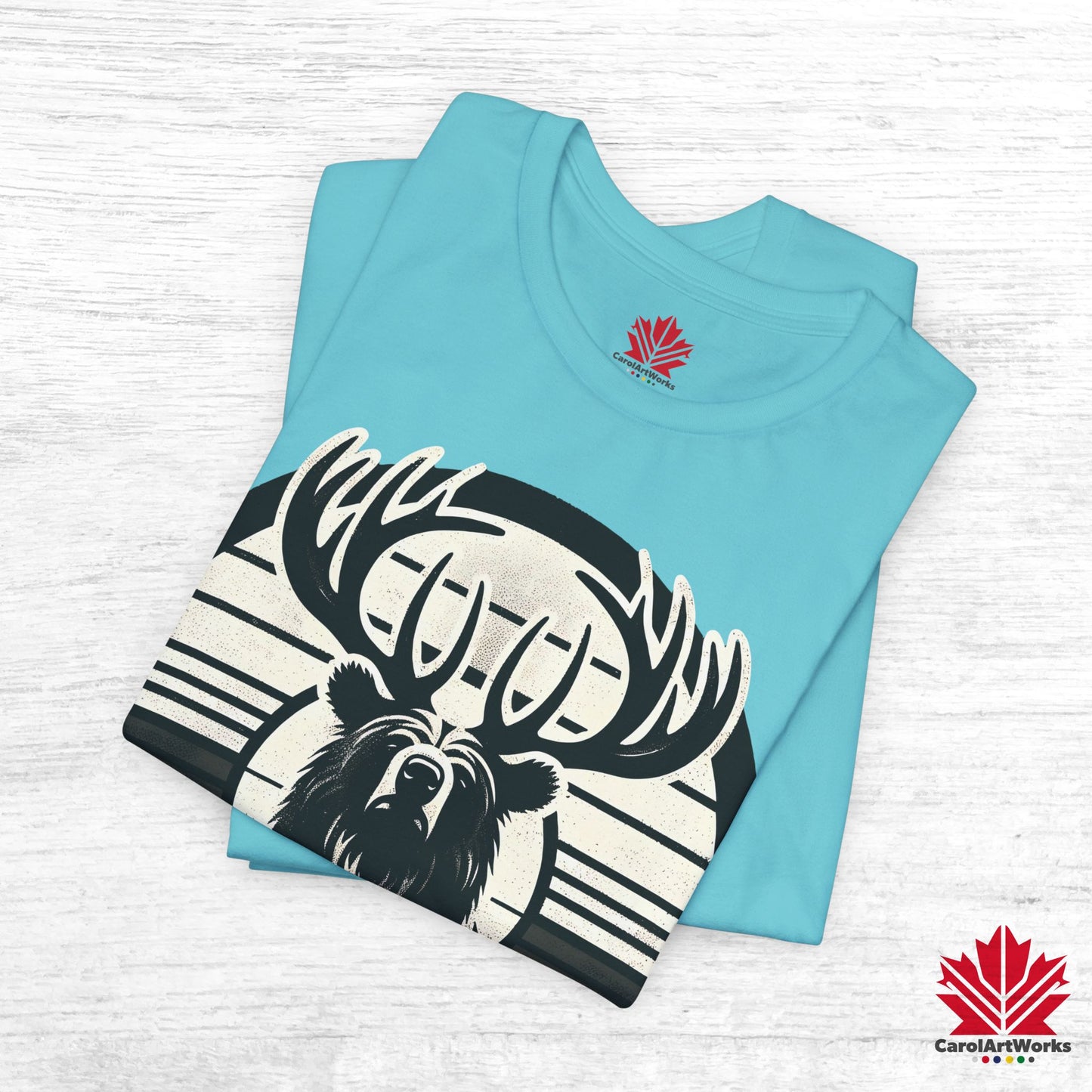 “Wild & Free” Unisex Short Sleeve Tee – Nature Inspired Graphic T-Shirt