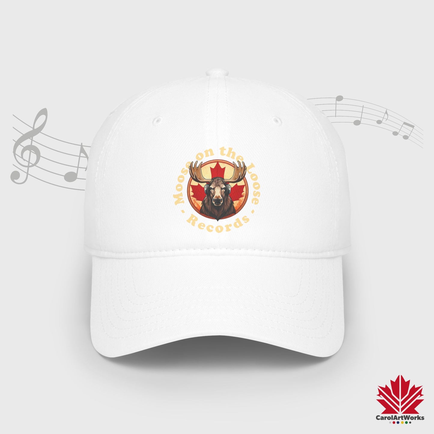 Casquette de baseball « Moose on the Loose Records » : le cadeau idéal pour les mélomanes
