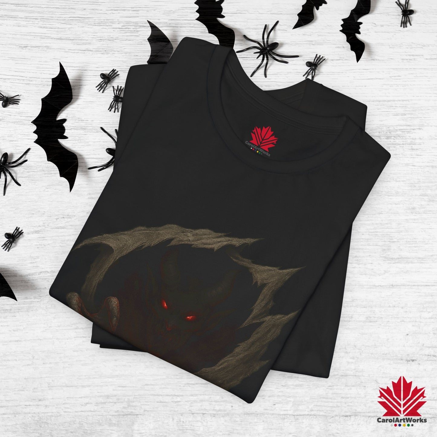 Demon Within – Dark Halloween Tee | Creepy Inner Demon Design