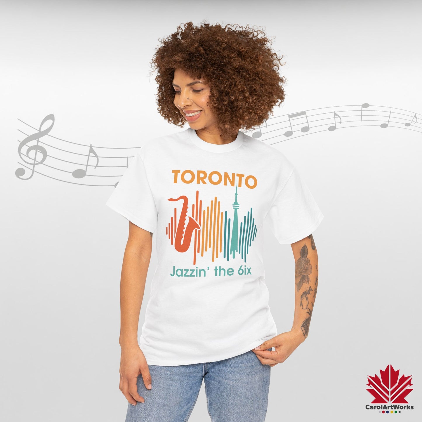 Toronto Jazzin’ the 6ix – Urban Cotton Tee with Rhythm & Flow