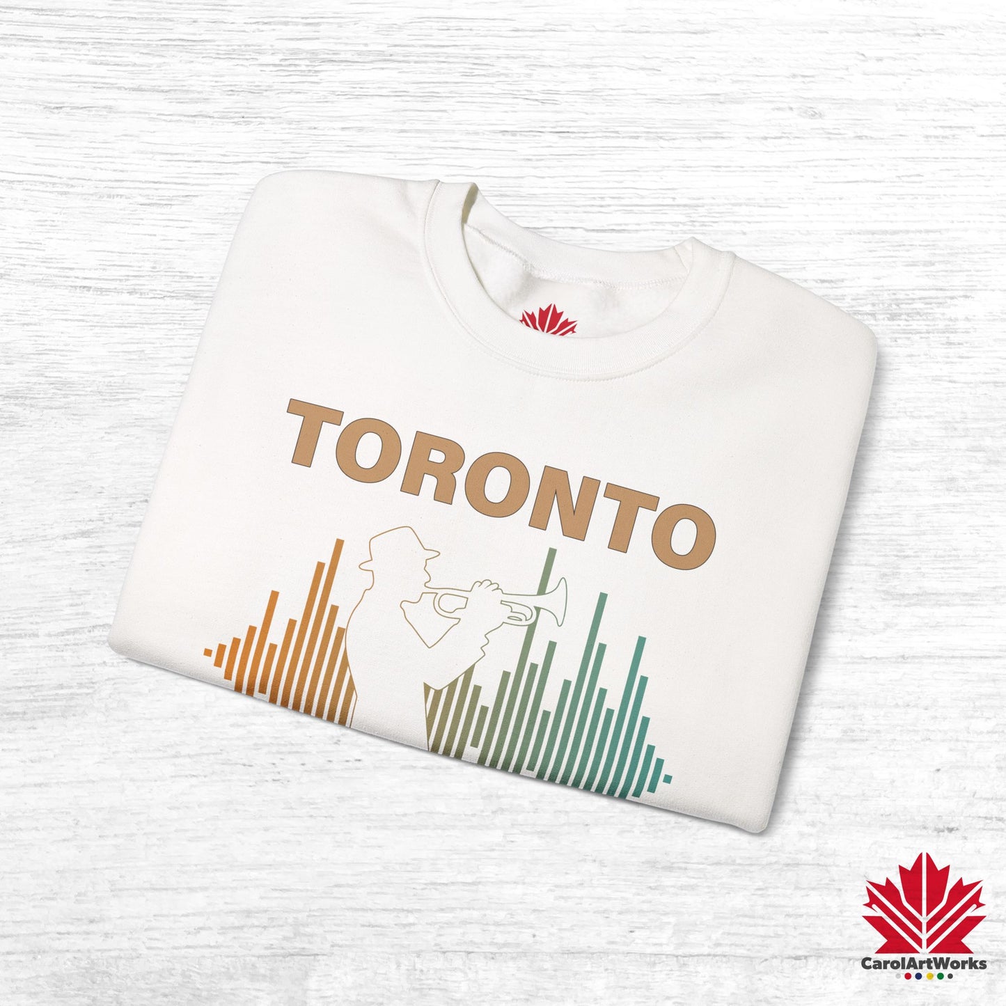 Sweat-shirt Toronto Soundwaves – Ambiance centre-ville, chaleur toute la journée