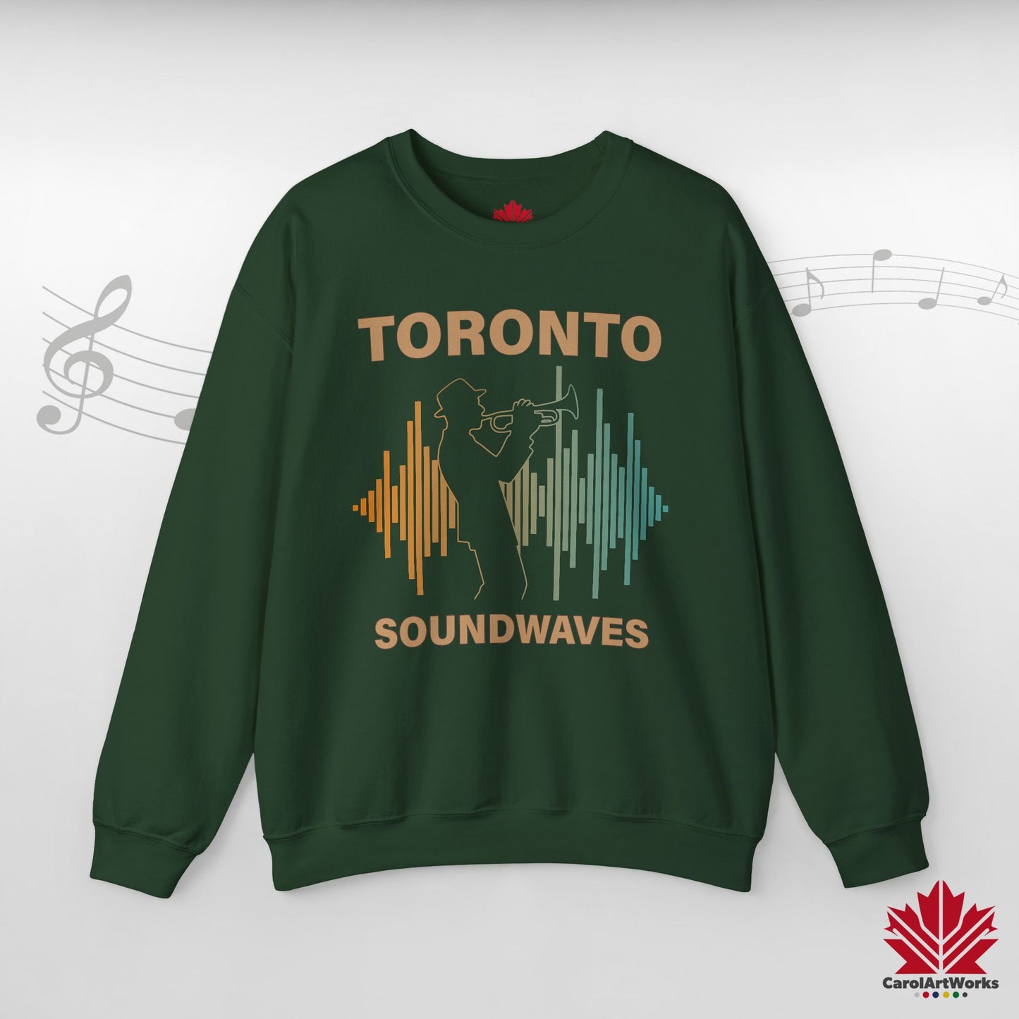 Sweat-shirt Toronto Soundwaves – Ambiance centre-ville, chaleur toute la journée