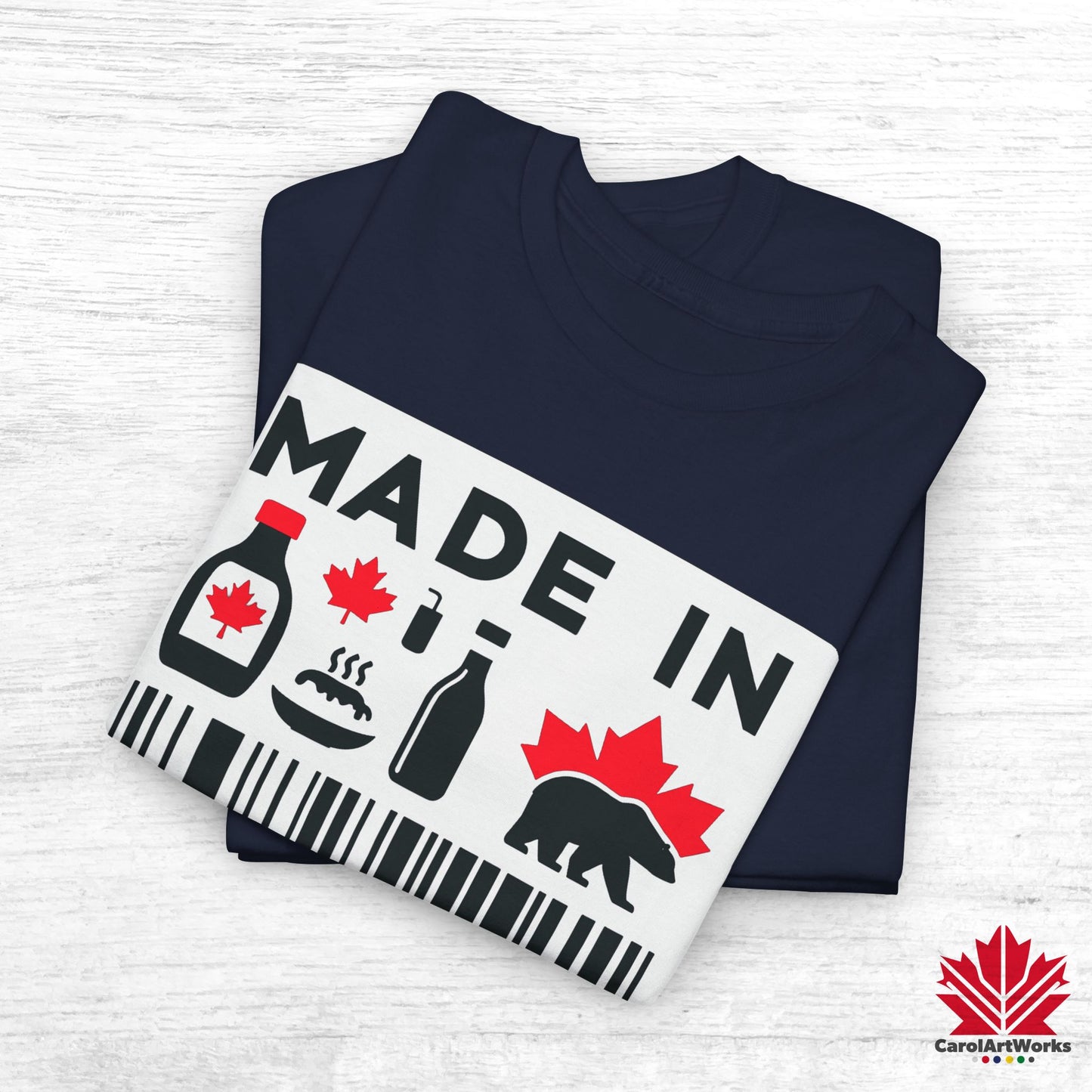 “Made in Canada” Unisex Cotton Tee – Canadian Pride T-Shirt