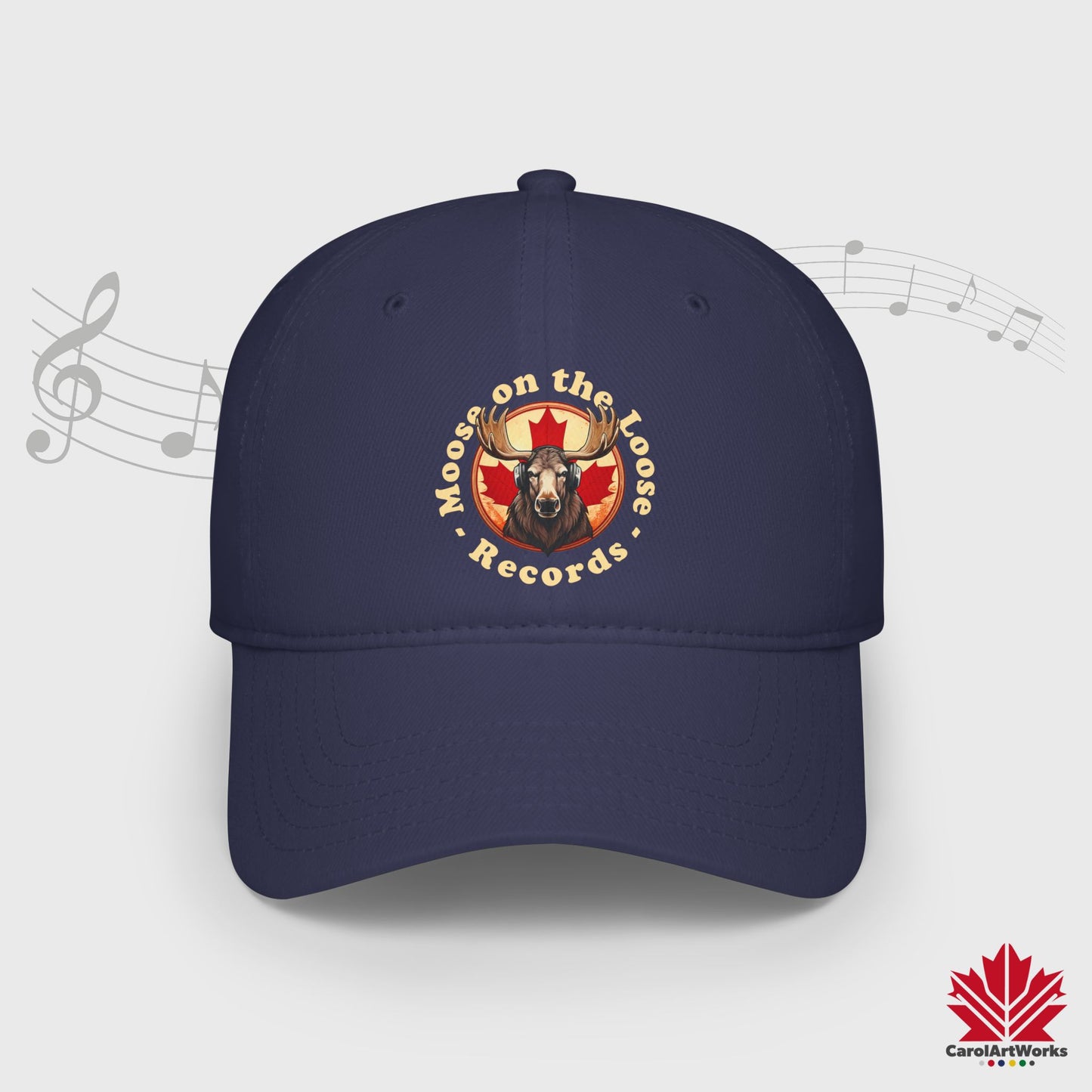 Casquette de baseball « Moose on the Loose Records » : le cadeau idéal pour les mélomanes
