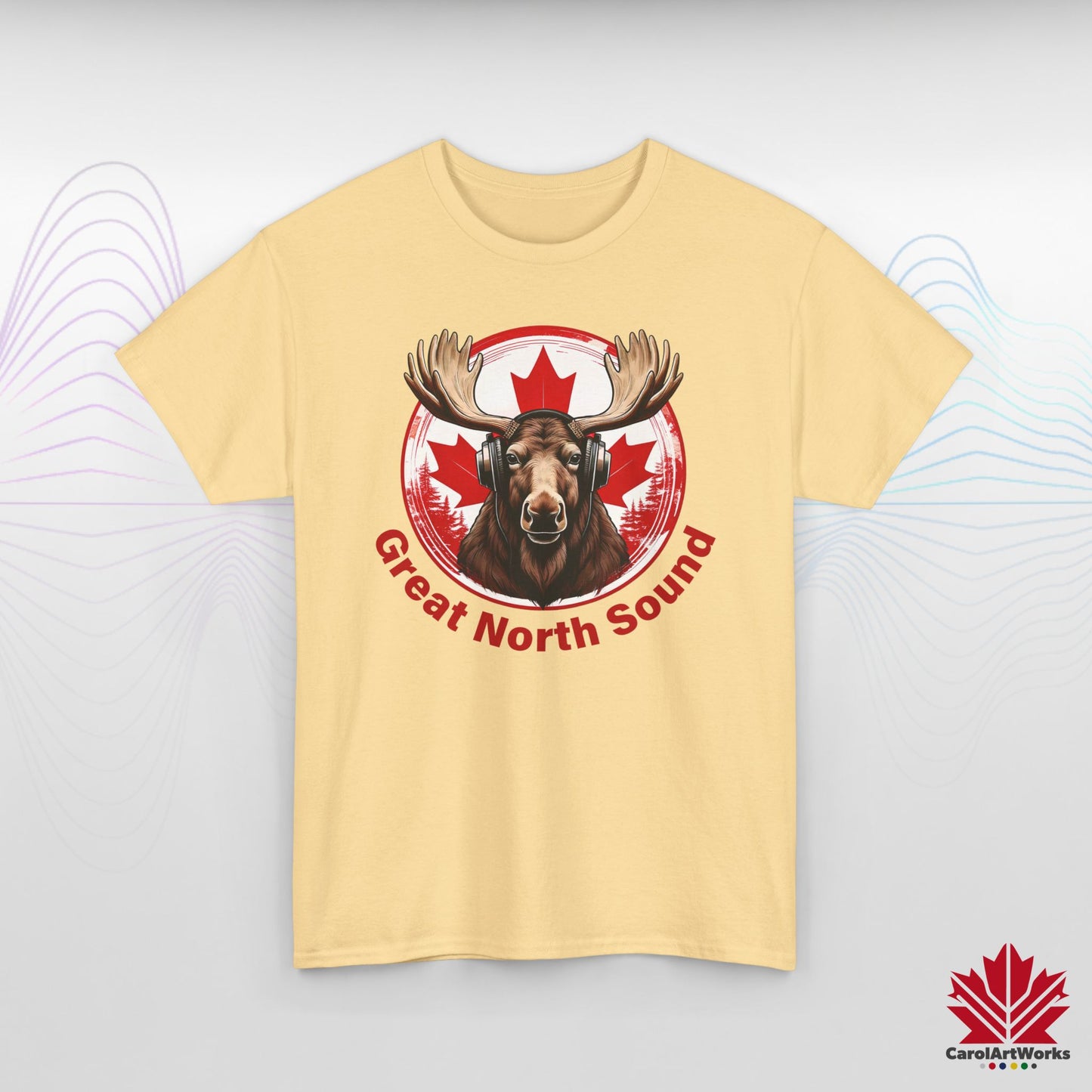"Great North Sound" True North Sound Moose Tee