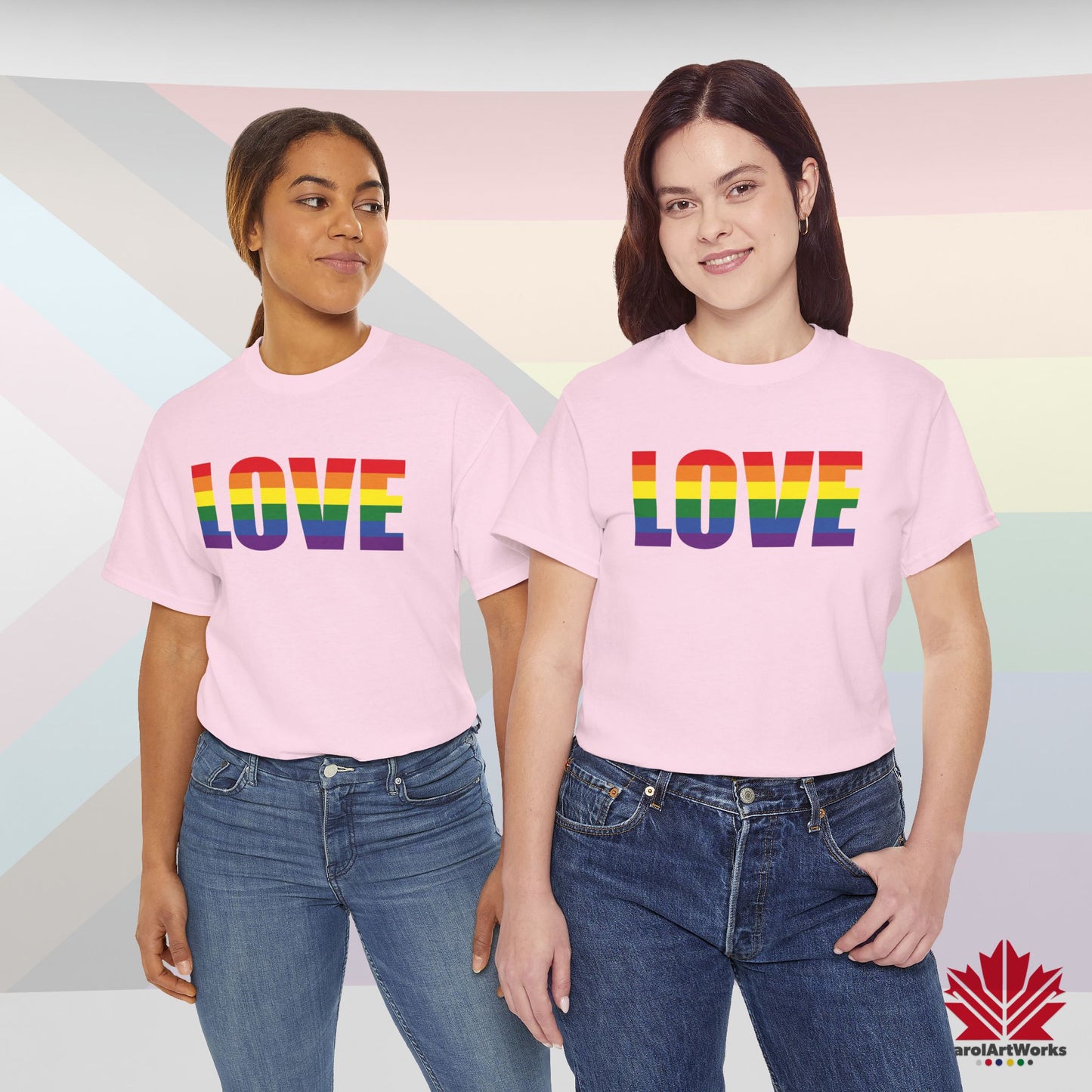 LOVE – Pride Toronto T-Shirt – Classic Comfort – Unisex Fit – Bold Statement