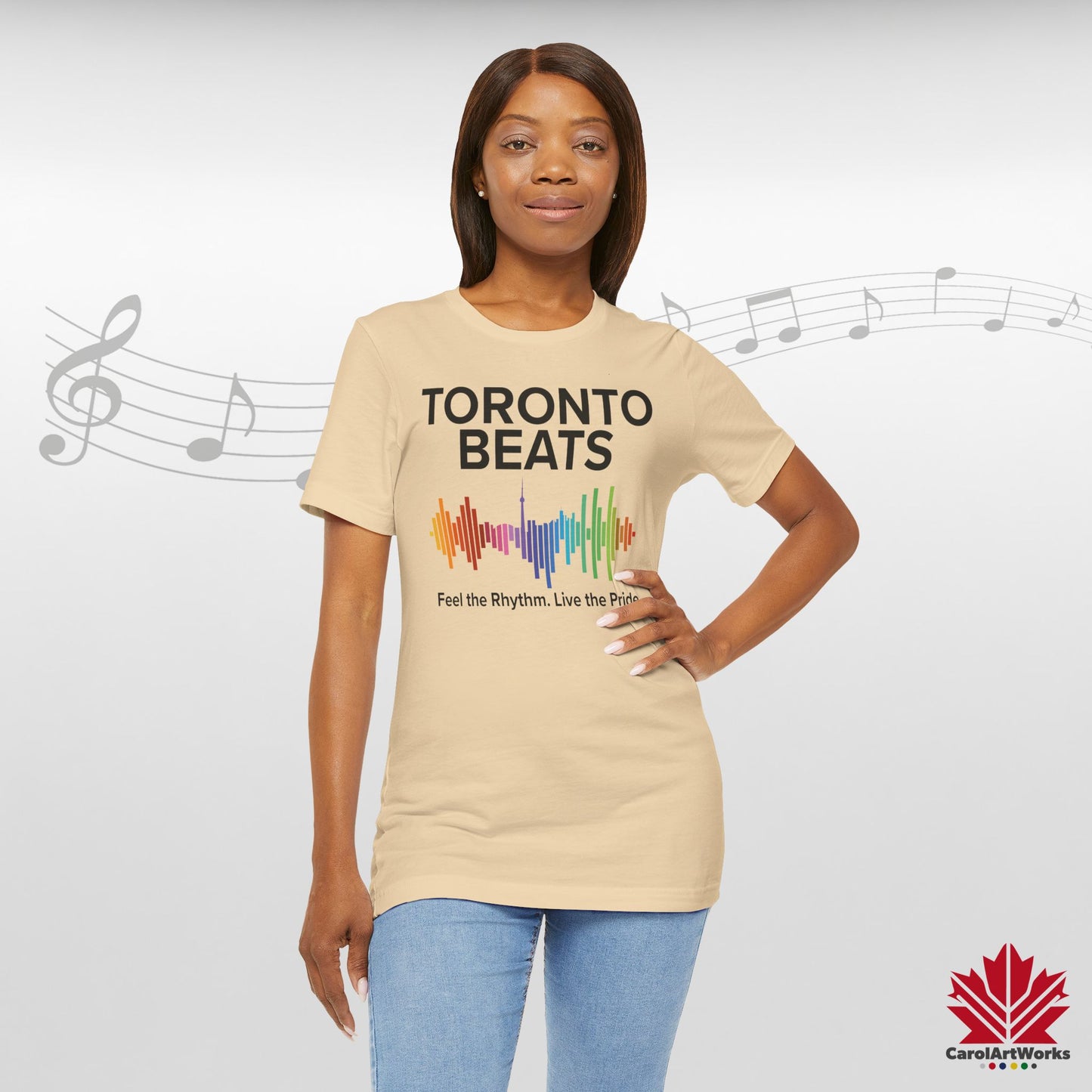T-shirt premium Toronto Beats – Fort. Fier. Ambiance toute la journée.