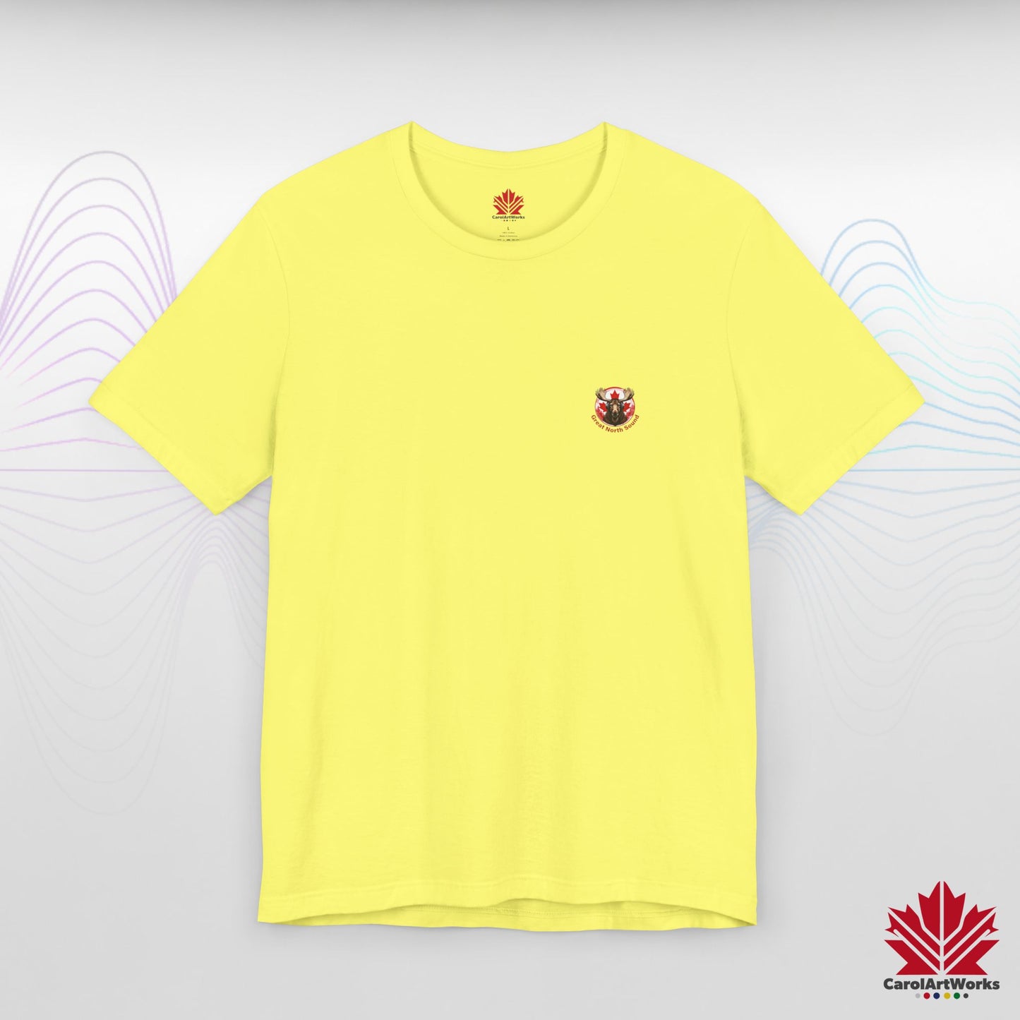 T-shirt unisexe à manches courtes « Great North Sound » True North Sound – Maple Beats and Style
