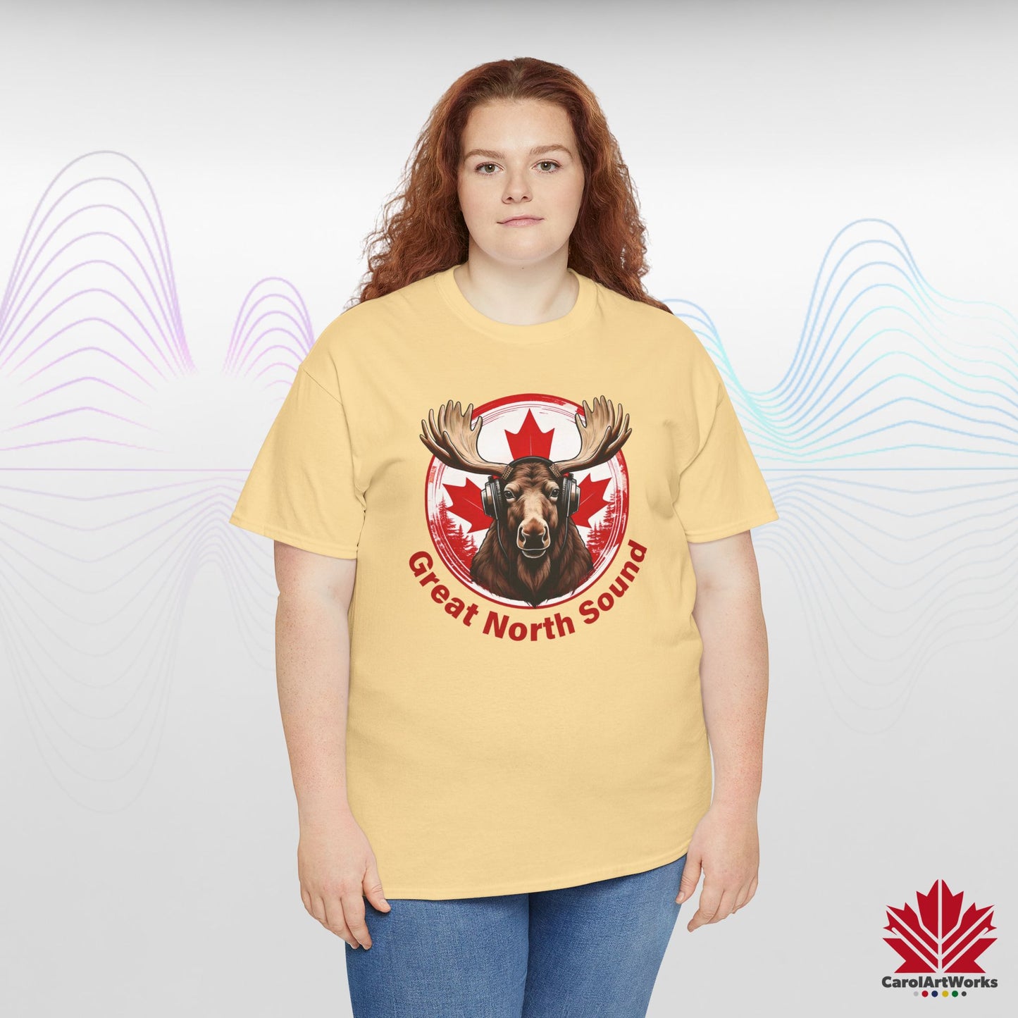 "Great North Sound" True North Sound Moose Tee
