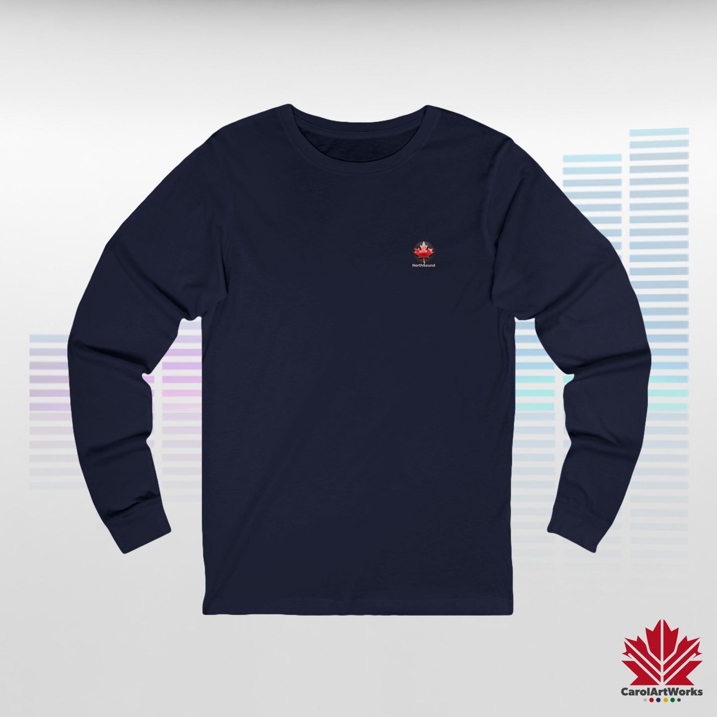 "NorthSound" Unisex Long Sleeve Tee - Long Sleeves, Lasting Tunes