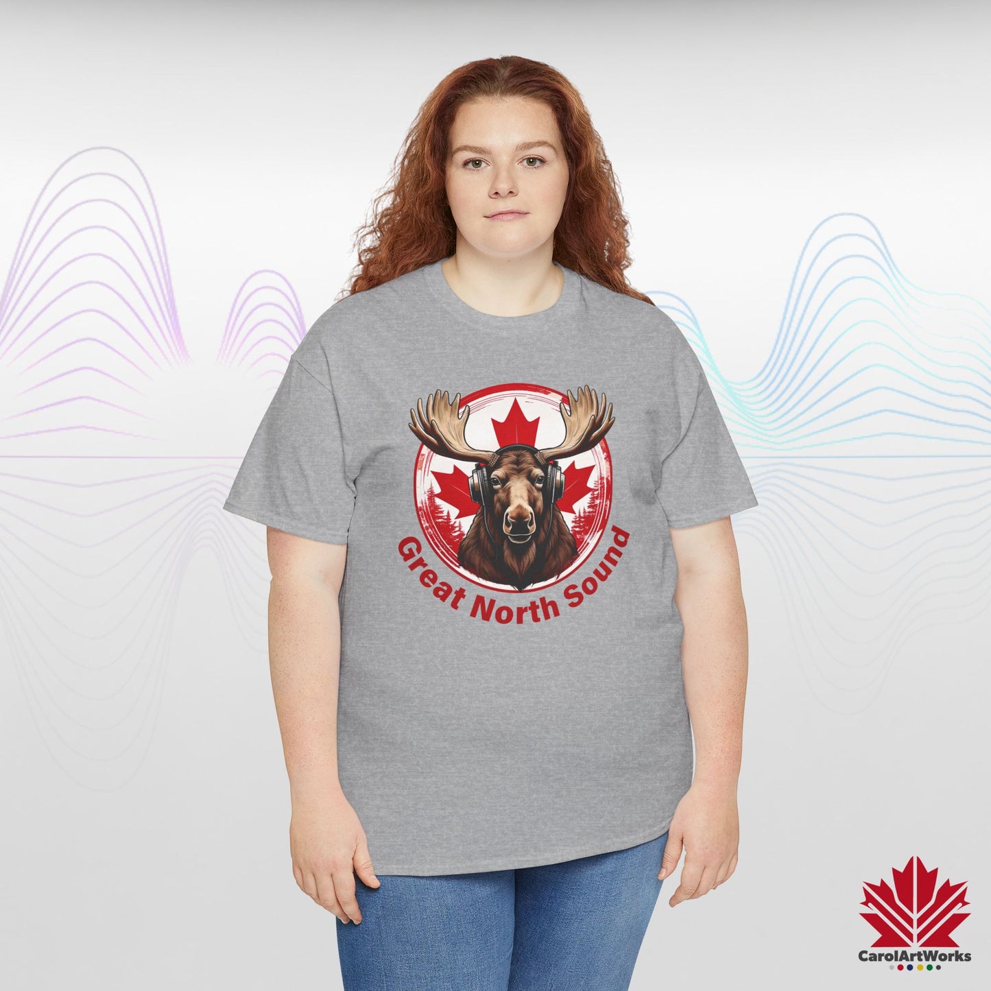 "Great North Sound" True North Sound Moose Tee