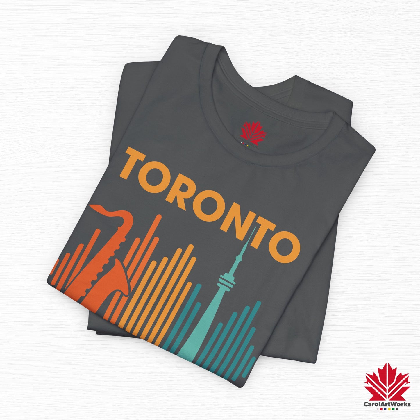 Toronto Jazzin' the 6ix – T-shirt haut de gamme pour un rythme urbain fluide